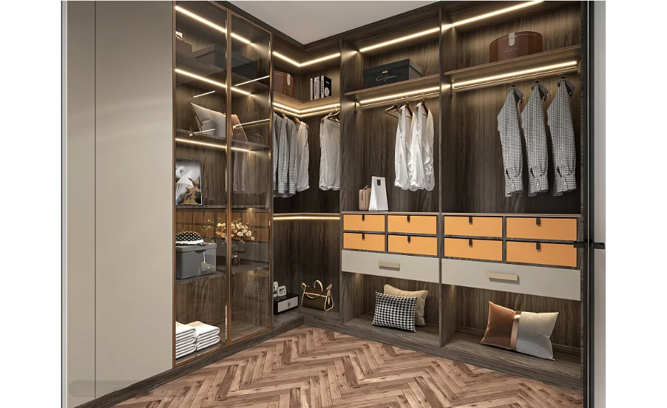 L-Shaped Wardrobe 02